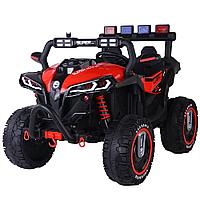 Детский электромобиль Electric Toys Buggy Grizzly LUX 4Х4 (красно-чёрный) двухместный полноприводн