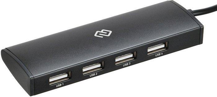 USB-хаб Digma HUB-4U2.0-UC-B - фото 1 - id-p225057649