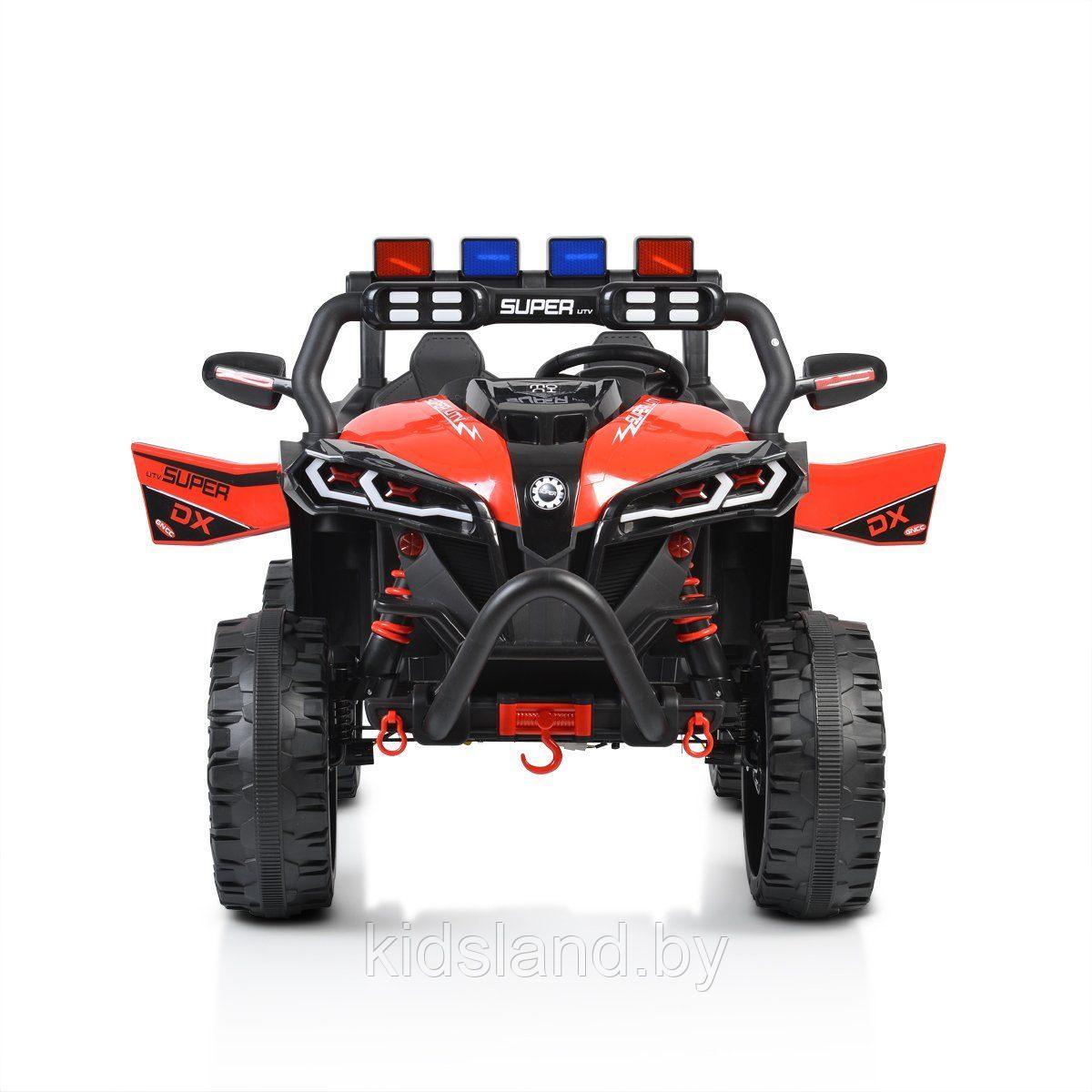 Детский электромобиль Electric Toys Buggy Grizzly LUX 4Х4 (красно-чёрный) двухместный полноприводн - фото 3 - id-p225057396