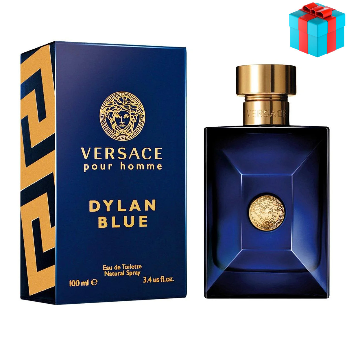 Мужские духи Versace Dylan Blue edt 100ml - фото 1 - id-p212433756