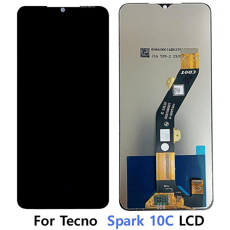 Дисплей (экран) Tecno Spark 10C c тачскрином (black) - фото 1 - id-p225057997