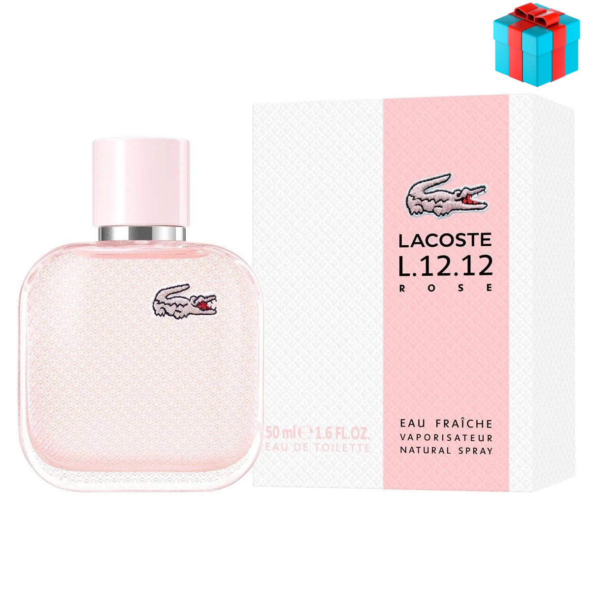Женская туалетная вода Lacoste L.12.12 Rose eau fraiche edt 100ml