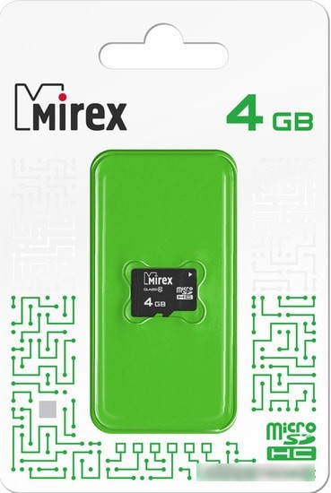 Карта памяти Mirex microSDHC 13612-MC10SD04 4GB - фото 3 - id-p225058207