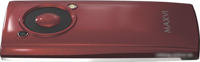 Кнопочный телефон Maxvi B6ds (красный) - фото 3 - id-p225058522