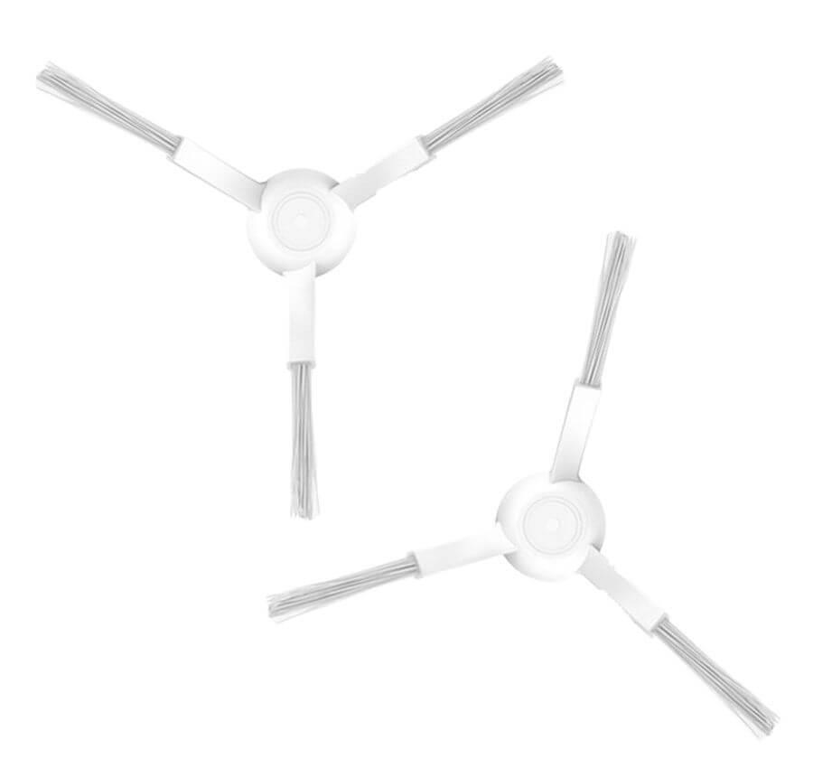 Боковые щетки для робота-пылесоса Xiaomi Mi Robot Vacuum-Mop P (STYTJ02YM), белые, 2 штуки 558235 - фото 2 - id-p225059657