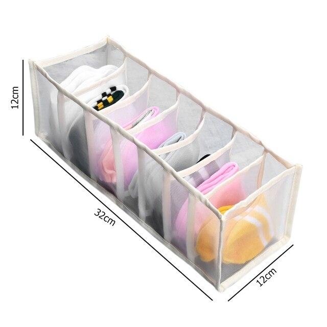 Органайзер для шкафа или комода - коробка для хранения одежды (нижнего белья, вещей), размер 32х12х12,5см, 7 - фото 5 - id-p225058708