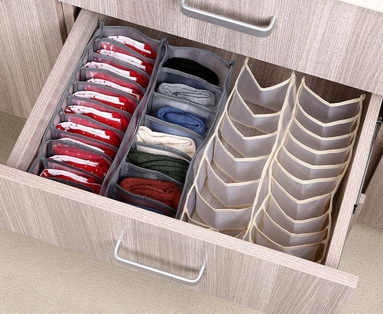 Органайзер для шкафа или комода - коробка для хранения одежды, (нижнего белья, вещей), размер 32х12х12,5см, 11 - фото 4 - id-p225058709