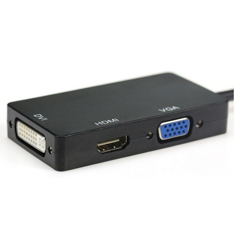 Адаптер - переходник DisplayPort - VGA - HDMI - DVI-D, черный 555509 - фото 2 - id-p225058723