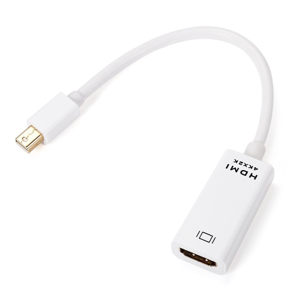 Адаптер - переходник Mini DisplayPort - HDMI 4K, белый 555512 - фото 1 - id-p225058724