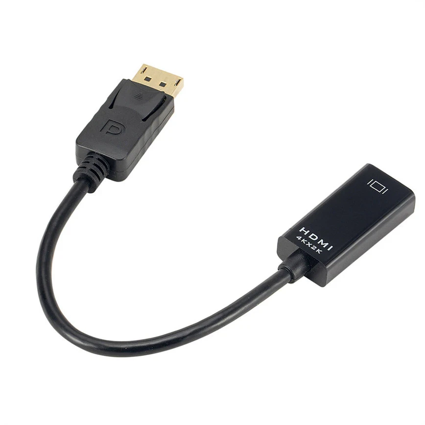 Адаптер - переходник DisplayPort - HDMI 4K, черный 555513 - фото 4 - id-p225058725