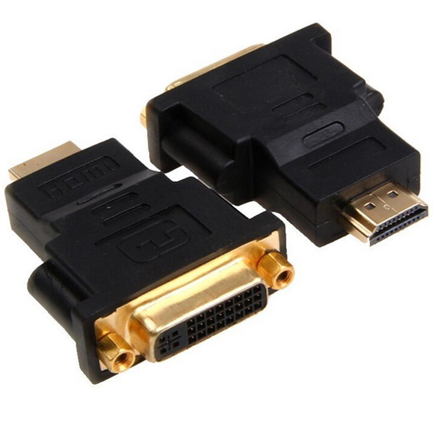 Адаптер - переходник DVI - HDMI, мама-папа, черный 555501 - фото 1 - id-p225058727