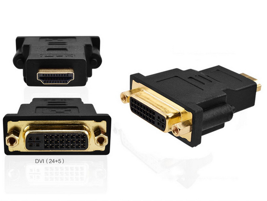 Адаптер - переходник DVI - HDMI, мама-папа, черный 555501 - фото 4 - id-p225058727