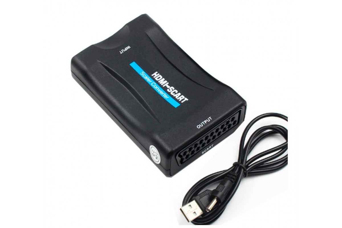 Адаптер - переходник HDMI - SCART, черный 555653 - фото 4 - id-p225058738