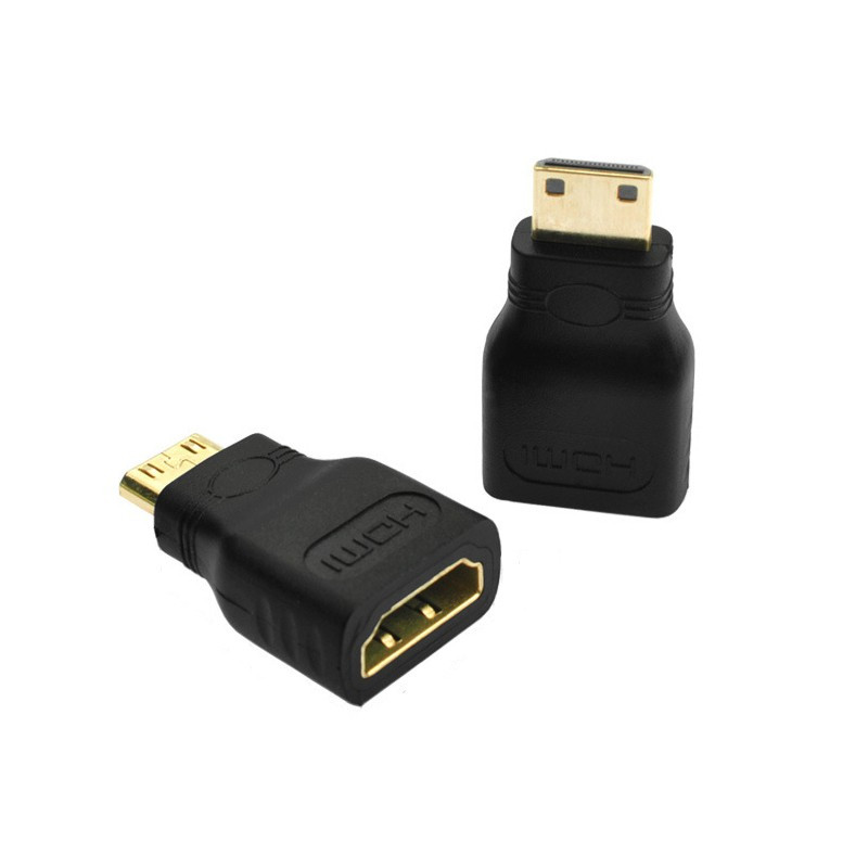 Адаптер - переходник MiniHDMI - HDMI, черный 555710 - фото 1 - id-p225058744