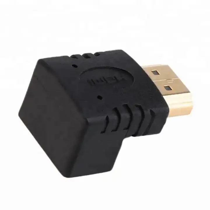 Адаптер - переходник HDMI - HDMI угол 90 градусов, внешний HDMI, папа-мама, черный 555713 - фото 2 - id-p225058746