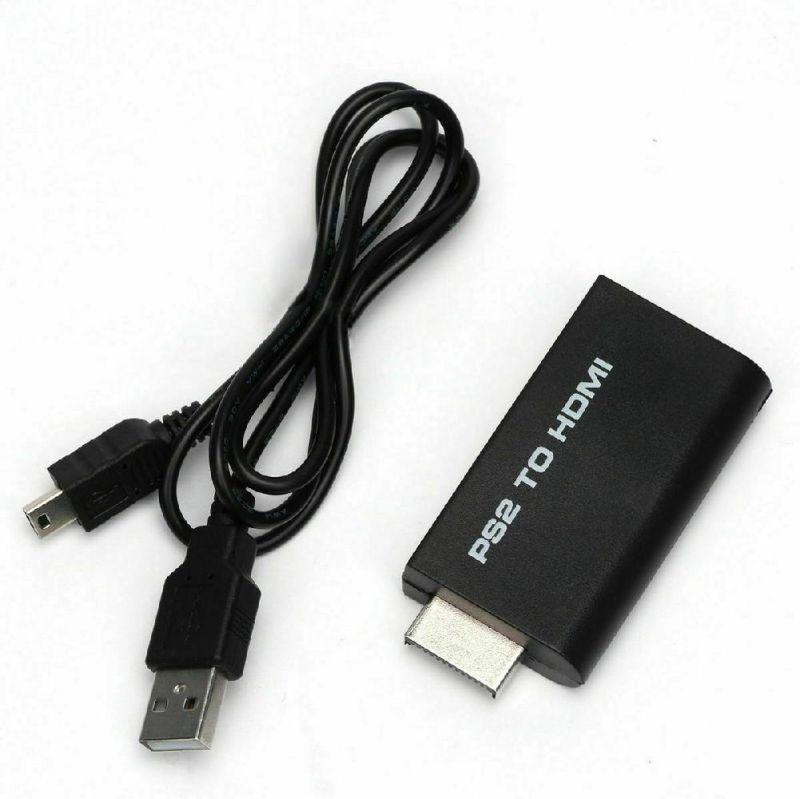 Адаптер - переходник PS2 - HDMI + jack 3.5mm (AUX), черный 555716 - фото 5 - id-p225058748