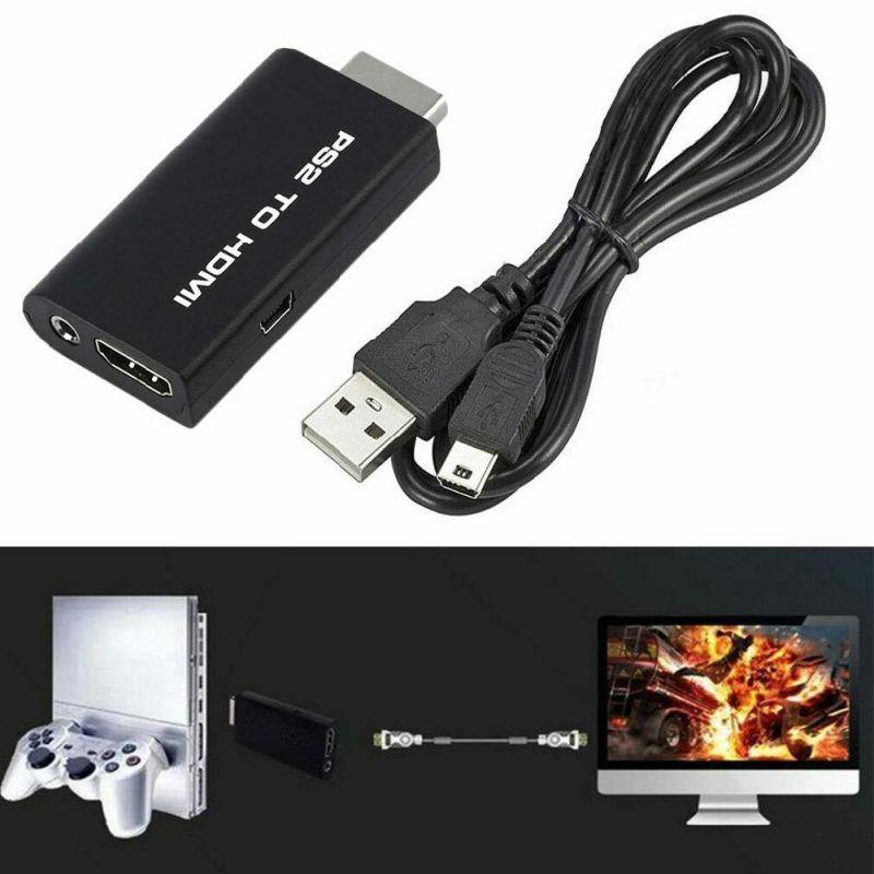 Адаптер - переходник PS2 - HDMI + jack 3.5mm (AUX), черный 555716 - фото 6 - id-p225058748