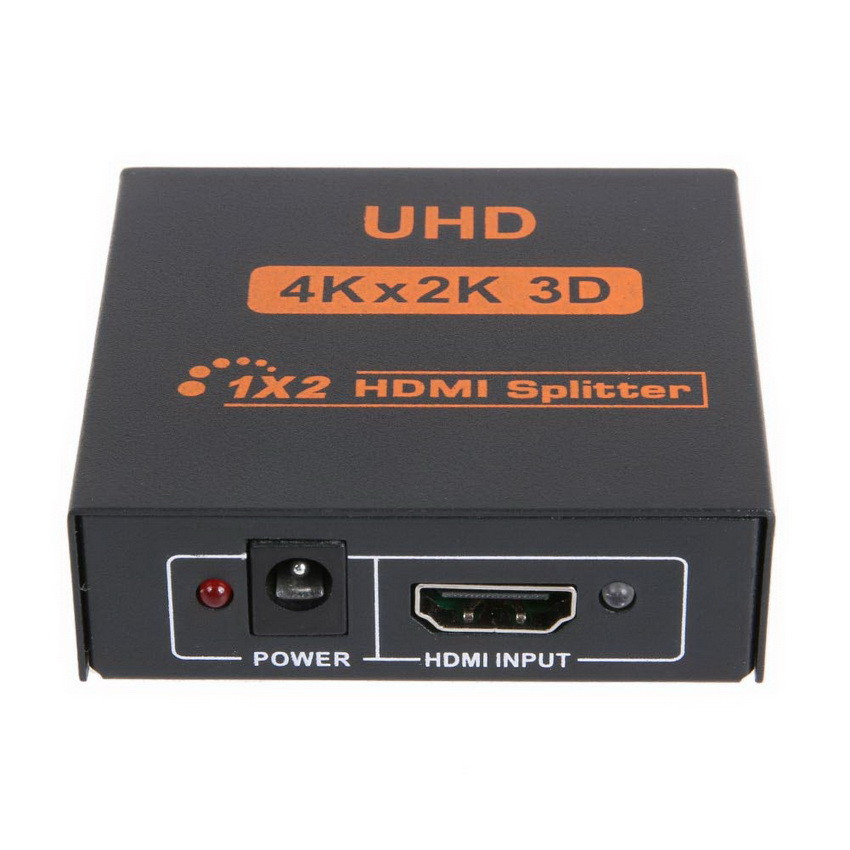Адаптер - разветвитель - сплиттер 1×2 HDMI, UltraHD 4K 3D, активный, черный 555056 - фото 4 - id-p225058764