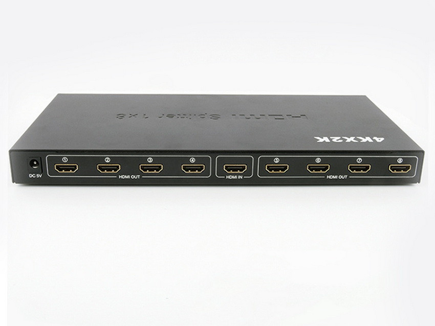 Адаптер - разветвитель - сплиттер 1×8 HDMI, UltraHD 4K 3D, активный, черный 555560 - фото 3 - id-p225058769