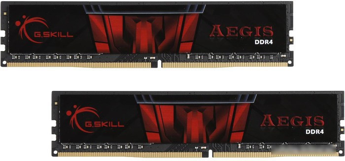 Оперативная память G.Skill Aegis 2x8GB DDR4 PC4-24000 F4-3000C16D-16GISB - фото 1 - id-p225058262