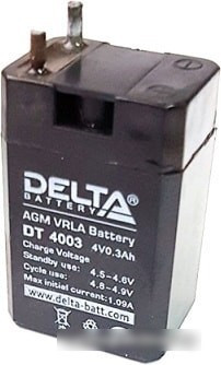 Аккумулятор для ИБП Delta DT 4003 (4В/0.3 А·ч) - фото 1 - id-p225058551