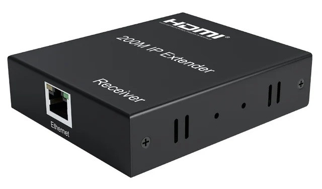 Удлинитель сигнала HDMI по витой паре RJ45 (LAN) до 200 метров, активный, FullHD 1080p, комплект, черный - фото 3 - id-p225058810