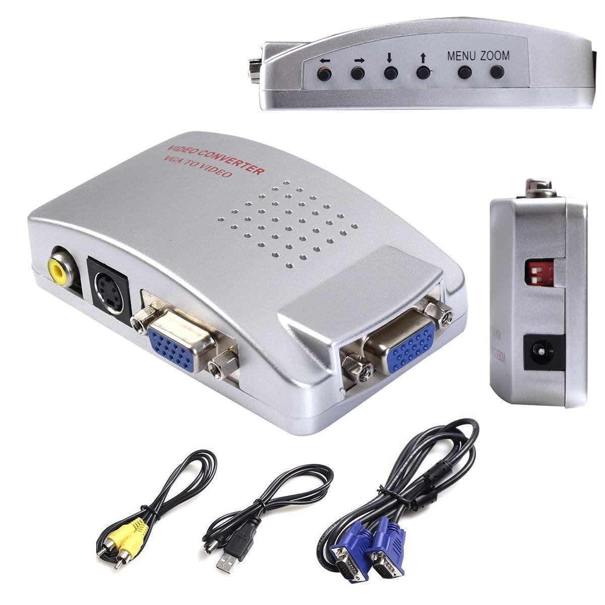Адаптер - переходник VGA - RCA (AV), S-video, серебро 555536 - фото 3 - id-p225058834
