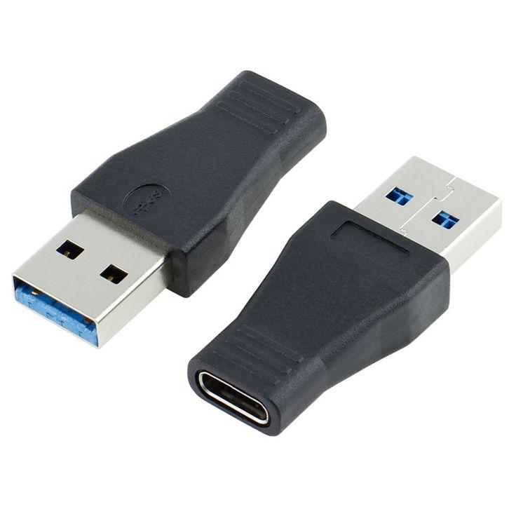 Адаптер - переходник OTG USB3.1 Type-C - USB3.0, ver.02, черный 555660 - фото 1 - id-p225058856