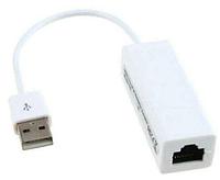 Адаптер - переходник USB - RJ45 (LAN) до 10 Мбит/с, белый 556084