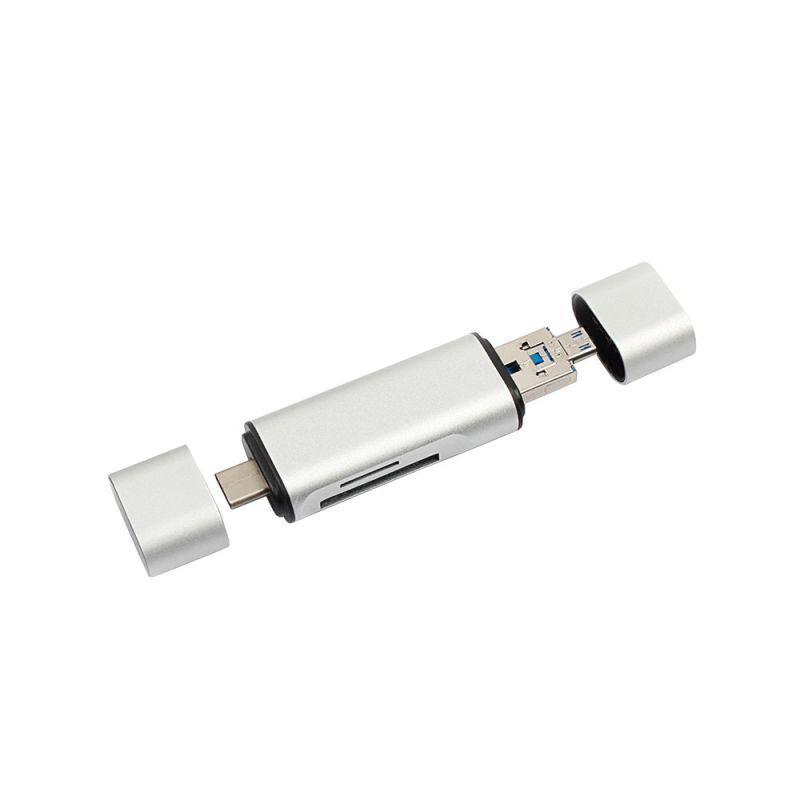 Картридер TF/SD - адаптер для карт памяти - USB3.1 Type-C - MicroUSB - USB3.0 555666 - фото 1 - id-p225058890
