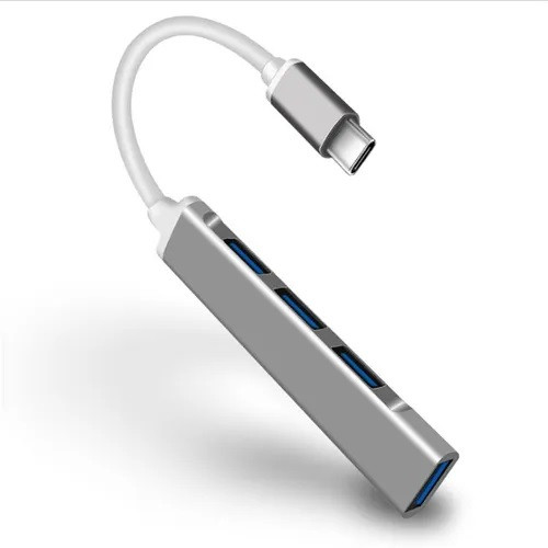Адаптер - переходник - хаб USB3.1 Type-C на USB3.0 - 3x USB2.0, серый 555994 - фото 4 - id-p225058910