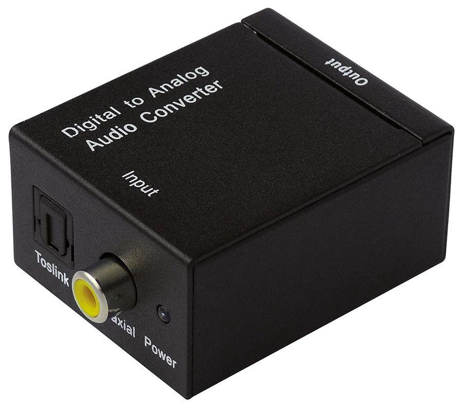 Адаптер - переходник, аудио-преобразователь с оптики (Toslink/SPDIF) на RCA, черный 555594 - фото 3 - id-p225058917