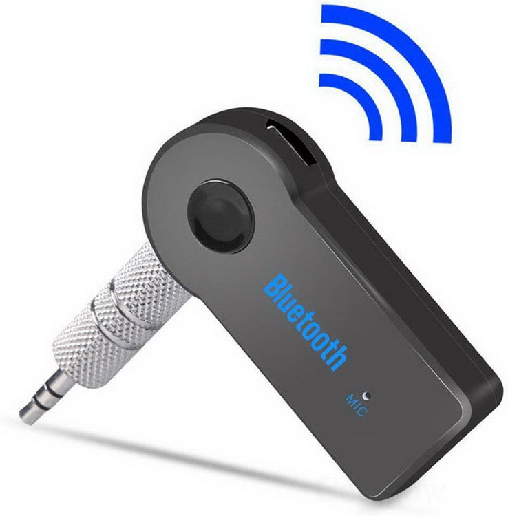 Аудио приемник с микрофоном для дома или автомобиля Bluetooth v3.0 Handsfree, черный 555002 - фото 1 - id-p225058927