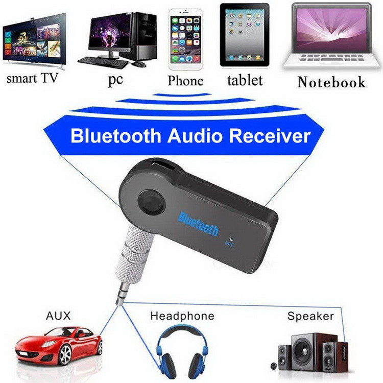 Аудио приемник с микрофоном для дома или автомобиля Bluetooth v3.0 Handsfree, черный 555002 - фото 8 - id-p225058927