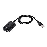 Адаптер - переходник - кабель USB2.0 - IDE/SATA для жесткого диска SSD/HDD 2.5 /3.5 , черный 555628