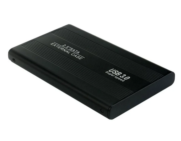 Внешний корпус - бокс SATA - USB3.0 для жесткого диска SSD/HDD 2,5 , алюминий, черный 555377 - фото 1 - id-p225058961