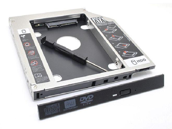 Адаптер SATA III - внутренний корпус для SSD/HDD для ноутбука, 12.7мм, металлический 556498 - фото 2 - id-p225058965