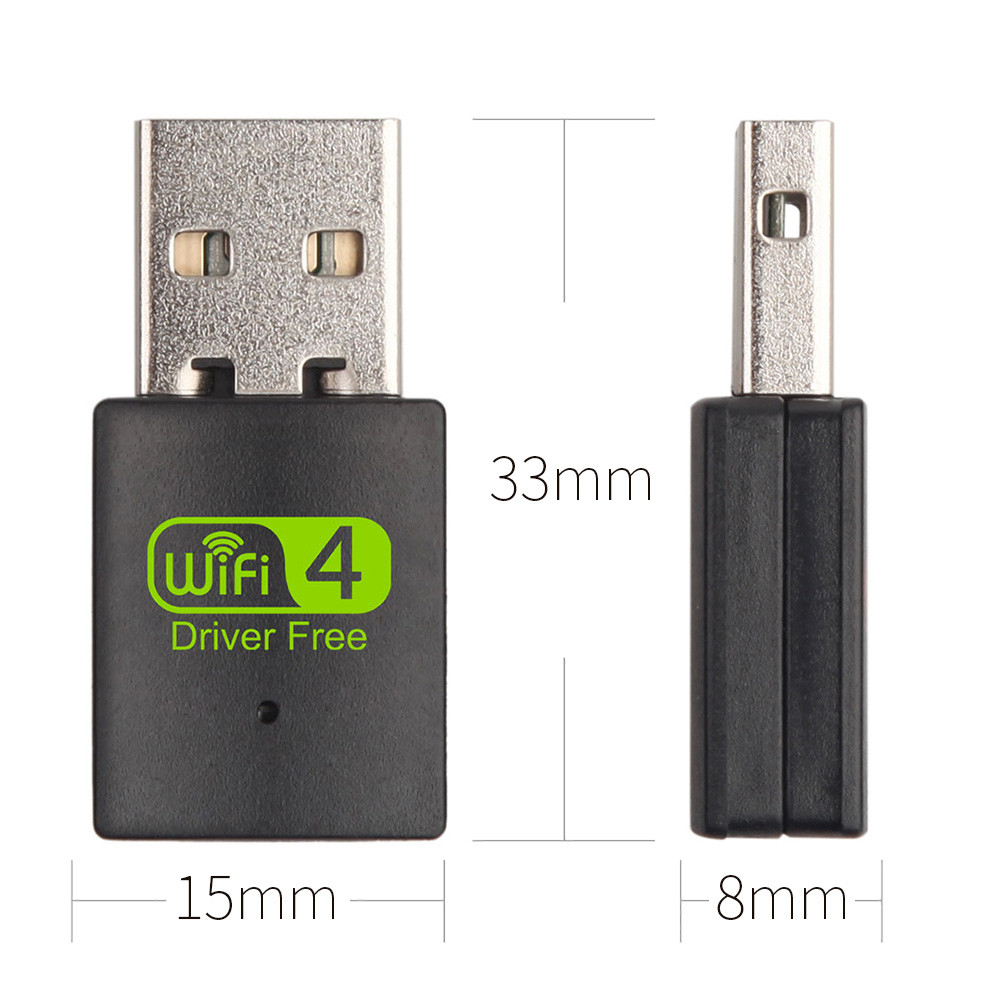 Адаптер - беспроводной Wi-Fi-приемник USB2.0, до 300 Мбит/с (Free Driver) 555318 - фото 2 - id-p225058972