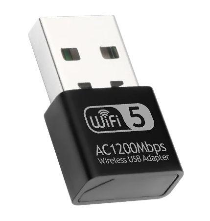 Адаптер - беспроводной Wi-Fi-приемник USB2.0, до 1200 Мбит/с, двухдиапазонный - 2.4GHz/5.8GHz 556148 - фото 1 - id-p225058980