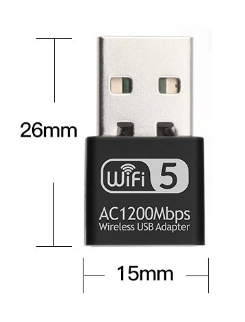 Адаптер - беспроводной Wi-Fi-приемник USB2.0, до 1200 Мбит/с, двухдиапазонный - 2.4GHz/5.8GHz 556148 - фото 3 - id-p225058980