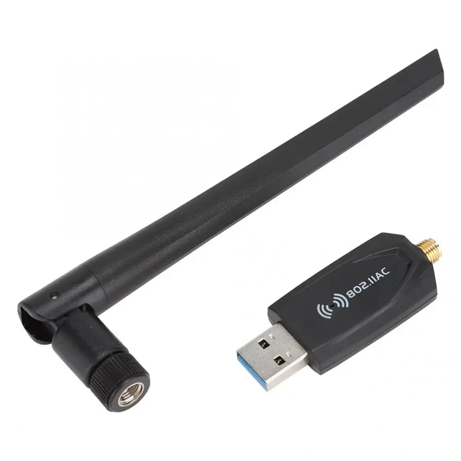 Адаптер - беспроводной Wi-Fi-приемник USB3.0, до 1300 Мбит/с, двухдиапазонный - 2.4GHz/5.8GHz 556566 - фото 1 - id-p225058985