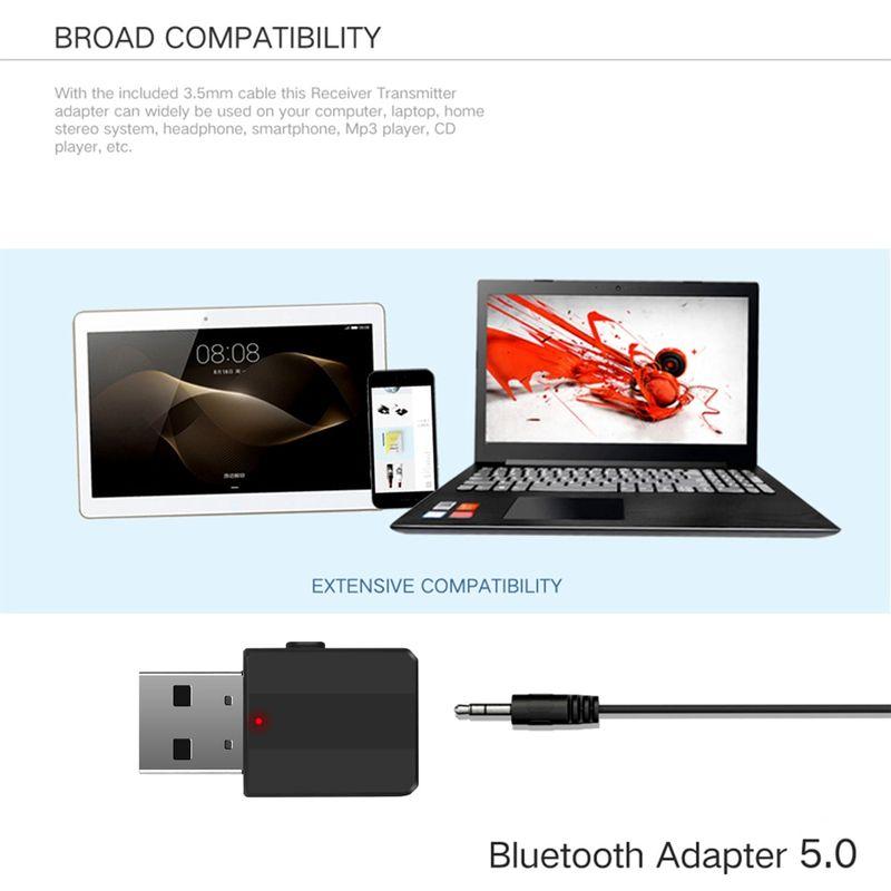 Беспроводной аудио адаптер Bluetooth 5.0 RX/TX, BT-600, черный 556171 - фото 4 - id-p225058993