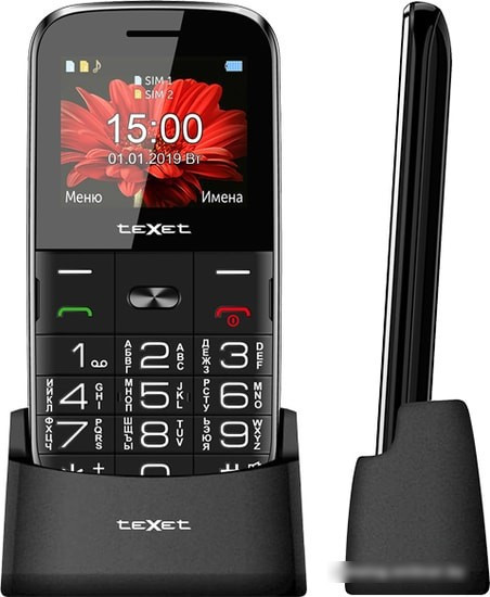 Мобильный телефон TeXet TM-B227 (черный) - фото 4 - id-p225058518