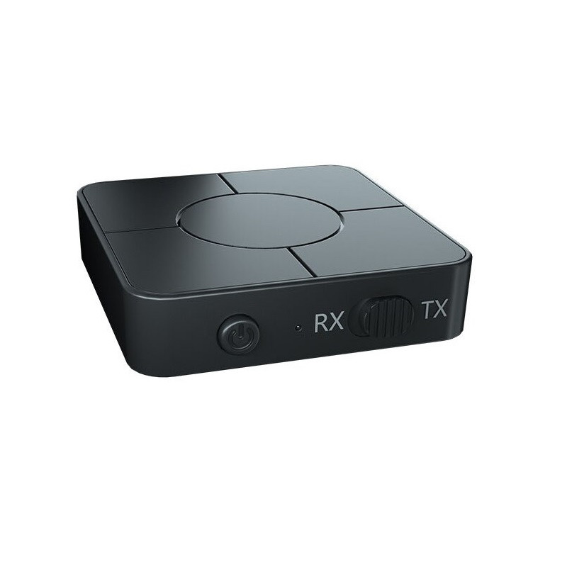 Беспроводной аудио адаптер Bluetooth v5.0 RX/TX приемник-передатчик KN326, громкая связь, черный 556222 - фото 1 - id-p225058997