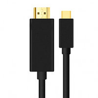 Кабель USB3.1 Type-C - HDMI, UltraHD 4K, 1,8 метра, черный 555180