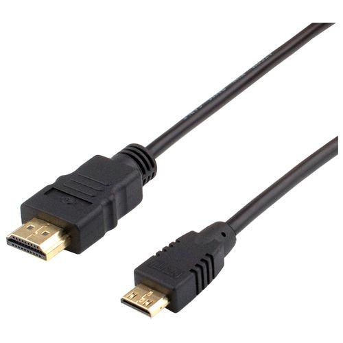 Кабель MiniHDMI - HDMI, папа-папа, 1,5 метра, черный 555193 - фото 1 - id-p225059069