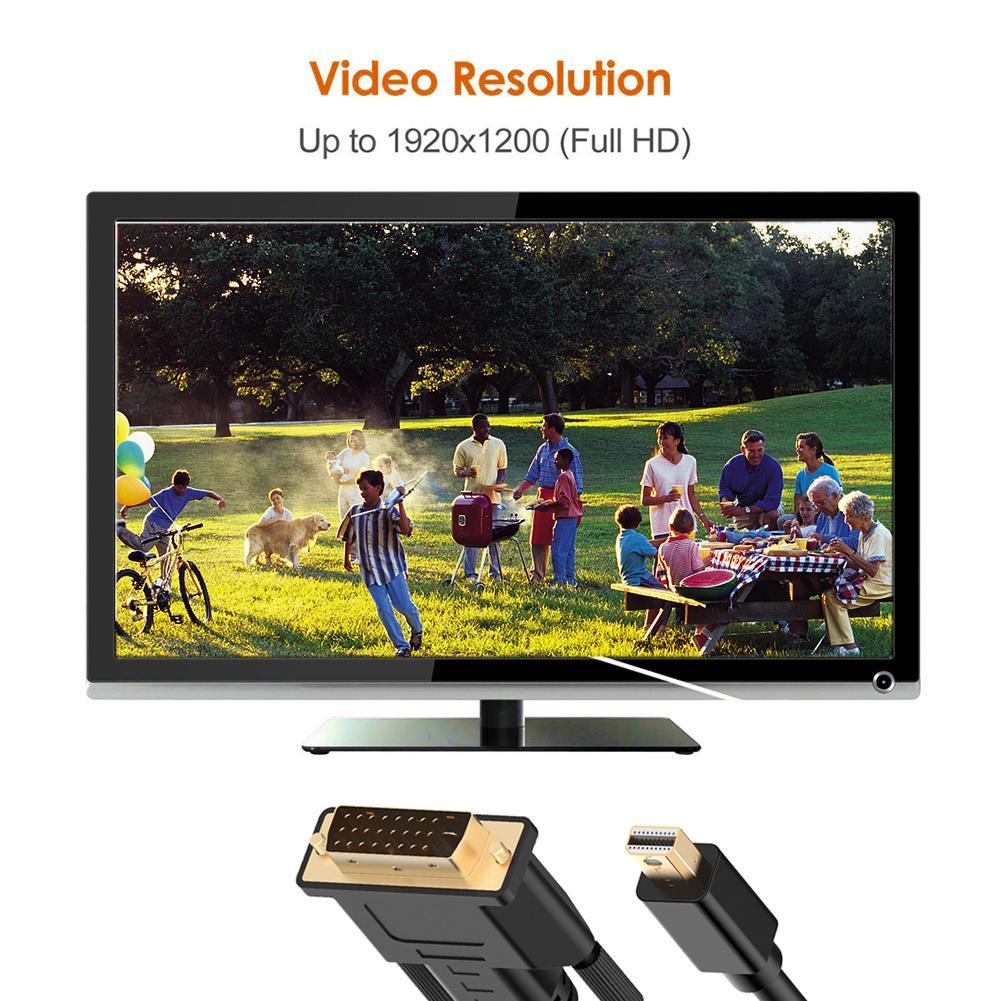 Кабель Mini DisplayPort - DVI-D, папа-папа, 1,8 метра, черный 555153 - фото 4 - id-p225059103