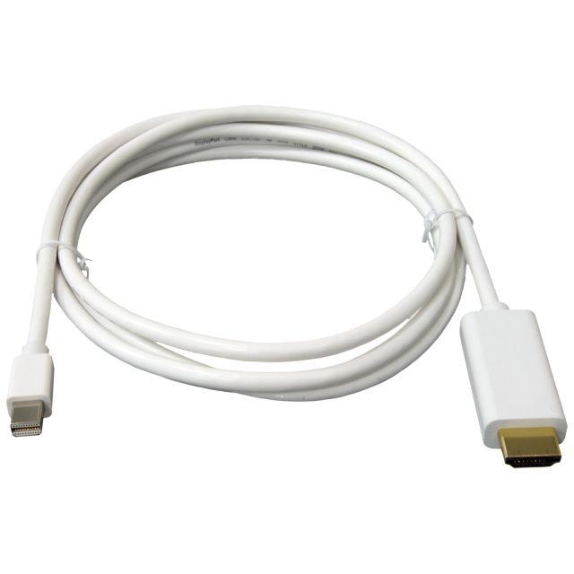 Кабель Mini DisplayPort - HDMI, папа-папа, 1,8 метра, белый 555154 - фото 2 - id-p225059113