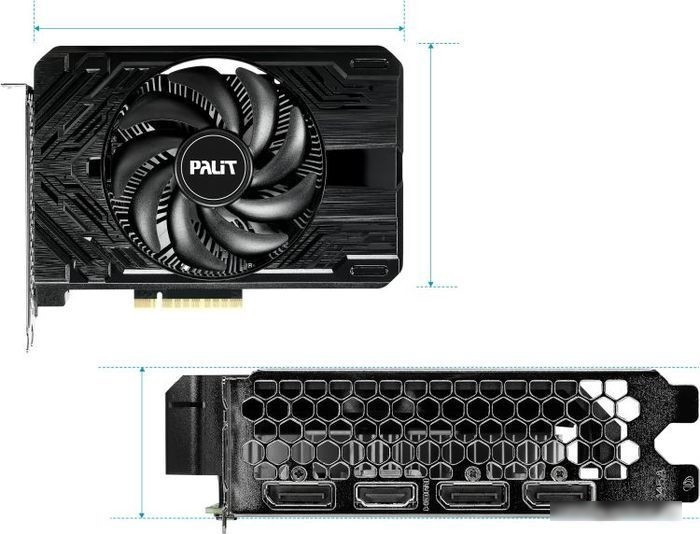 Видеокарта Palit GeForce RTX 4060 StormX - фото 5 - id-p225060981