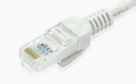 Сетевой кабель - витая пара - патчкорд RJ45 (LAN) CAT-5E, 1 метр, белый 555903 - фото 2 - id-p225059178